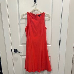 Banana Republic Bold Red Midi Dress